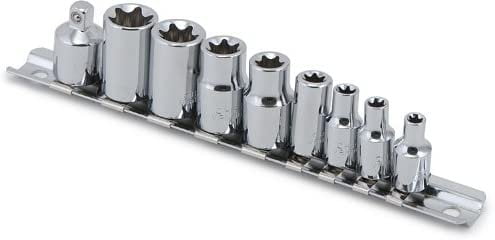 Titan 16139 External Star Socket Set - 9 Piece