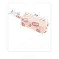 thumbnail image 3 of Veeki Pink Small Pencil Case Pouch Coin Cosmetic Bag Stationery Holder Middle High School College Office Organizer For Teens Girls Student Gifts, 3 of 4