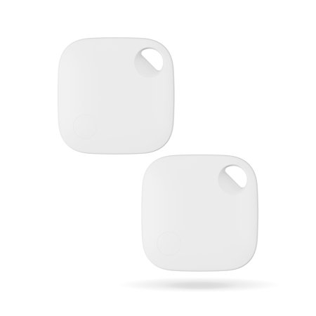 Key Finder Bluetooth Smart Tag, Work with Apple Find My, Item Tracker Locator for iPhone - 2 Pack