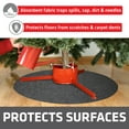 thumbnail image 3 of Drymate Christmas Tree Stand Mat (28”), Protects Floors from Spills and Scratches, Absorbent, Waterproof, Machine Washable, Durable, (Made in The USA)(Charcoal), 3 of 7
