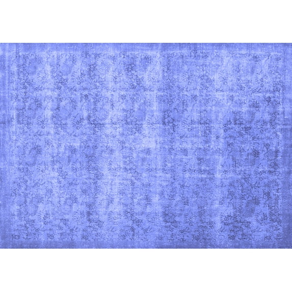 Ahgly Company Indoor Rectangle Persian Blue Traditional Area Rugs, 2' x 4'