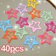 thumbnail image 1 of Pinzas para el pelo de estrella plateada para niña, pasadores de Metal con estrella de filigrana, joyería para el cabello, sin plomo, 2/100 Uds., 1 of 4