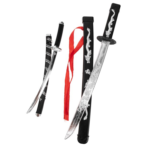 Sword Samurai Cosplay Props Halloween Plastic Kids Children Japanese