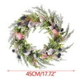 thumbnail image 3 of Fiudx Ofertas de la semana Coronas de Pascua Decoraciones de Pascua Coronas de Pascua para colgar en la puerta, 3 of 7