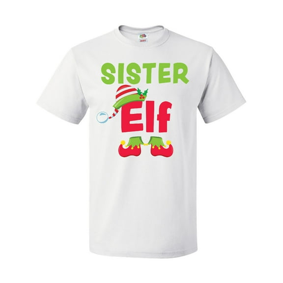 Inktastic Christmas Sister Elf T-Shirt