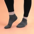 thumbnail image 4 of BambooMN Women's Rayon from Bamboo Athletic Ankle Socks - Charcoal - Size 10-13 - 4 Pairs, 4 of 4