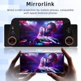 thumbnail image 4 of Single Din Car Stereo Radio Compatible For Ios Car Interaction System/Android Auto Supports FM Audio Receiver MP5 Player USB Flash Drive Quick Charging F152C (wire control), 4 of 5