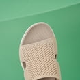 thumbnail image 3 of Sandalias Malla Casual Slippers Cojín Gruesas Slip On Sandals Slides No Deslizamiento Color Sólido Cómodo para Interiores Al Aire Libre, 3 of 9