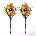 thumbnail image 2 of Oraceous Colorful Easter Egg Picks with Realistic Greenery Artificial Easter Flowers with Eucalyptus Leaves for Easter Tree Home Vase Arrangement, 2 of 10