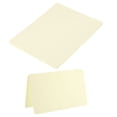 thumbnail image 1 of Uxcell 20Pack Table Place Cards, Printable Place Name Cards for Table Setting Wedding Dinner Parties Events, Beige, 1 of 5