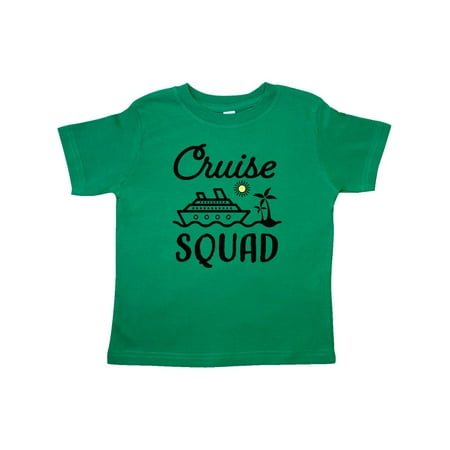 

Inktastic Cruise Squad with Vector Cruise Ship and Palm Trees Gift Toddler Boy or Toddler Girl T-Shirt