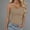 *Coffee, variant on ClodeEU Women's Modal Striped Round Neck Spaghetti Strap Tank Top,Casual Sleeveless Summer Vest Purple,Womens Plus Free Size