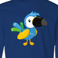 thumbnail image 4 of Inktastic Tropical Parrot, Colorful Parrot, Tropical Bird Long Sleeve Youth T-Shirt, 4 of 5