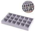 thumbnail image 1 of Hand Made Velvet Stackable Jewelry Trays Rings Earrings Bracelet Organizer Storage Tray (12 /18/24 Grids), 1 of 9