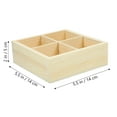 thumbnail image 2 of OULII Wood Desktop Organizer Planter Design Homeowners 1Pcs, 2 of 8