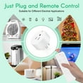 thumbnail image 2 of Wireless Remote Control Outlet Switch Power Plug, NineLeaf Remote Control Outlet Wireless Light Switch, Remote Control Outlet Plug for Lamp and Household Appliance 15A/1500W, 500FT (8Remotes,8Plugs), 2 of 8