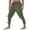 A-Green503, variant on XIAONU Men's Casual Scottish Style Solid Pocket Pleated Trousers Daily Wear Pant