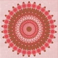 thumbnail image 1 of Ahgly Tapis d'Intérieur Lavable en Machine Carré Transitionnel Rose Pastel, 7 Pieds Carré, 1 of 7