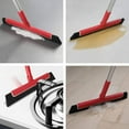 thumbnail image 6 of CLEANHOME 51" Long Handle Mini Floor Squeegee Broom, Perfect to Remove Water Household Squeegee, Red, 6 of 7
