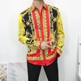 thumbnail image 1 of Las más nuevas camisas de otoño para hombres, camisa social de lujo de manga larga barroca 3D, camisetas de gran tamaño con cuello en V, camisa para hombre, ropa de otoño, 1 of 6