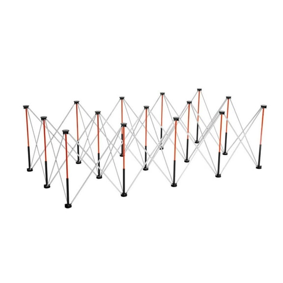 Portable Folding Workstand 8.05x4.13ft - 6000lbs Capacity Collapsible Workbench - Heavy Duty Work Table for Construction, Gardening, DIY Projects