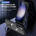 thumbnail image 4 of Gift compatible Samsung Galaxy S24 Ultra PC Case Kickstand Protective Cover Gift compatible with MagSafe, 4 of 5