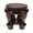 Brown, variant on FUEENIRVA Rustic Brown Wooden Plant Stand for Indoor Plants, Small Wood Stool Pedestal for Home Decor