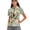 Vintage Butterfly Rose Pattern, variant on Whosucclay Soft Workout Shirts, Poinsettia Candy Cane Design Polyester Casual Sports Half Zip Tennis Short Sleeved Shirt for Golf Travel Bowling Size X-Small