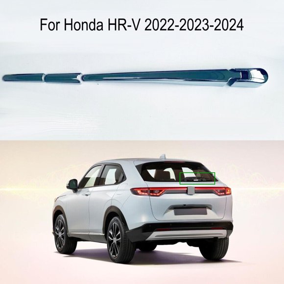 Chromé ABS Couverture de Lame d'Essuie-Glace de Fenêtre Arrière pour Honda HR-V 2023-2024
