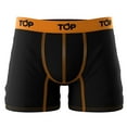 thumbnail image 3 of TOP Wear - Men's Cotton Blend Boxer Briefs - Pack of 5 - Soft, Breathable, Snug Fit, 3 of 6