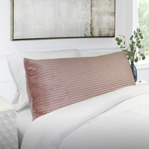Cord Plush Body Pillow Fawn