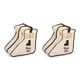 thumbnail image 2 of Ounissouiy Bolsa reutilizable para botas, almacenamiento con cremallera, protector de dormitorio debajo de la cama, suministros, bolsa a prueba de Beige S 2Conjunto, 2 of 6