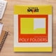 thumbnail image 5 of School Smart Carpeta de polietileno pesada de dos bolsillos, color amarillo, paquete de 25, 5 of 5