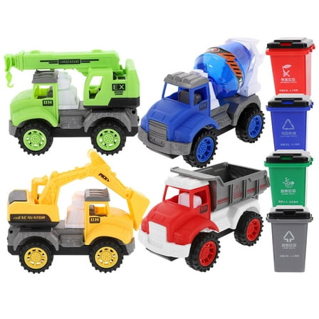Toddmomy Kids Trash Truck Toy for Role Playing 1 Set 11.8x3.9x2.3in