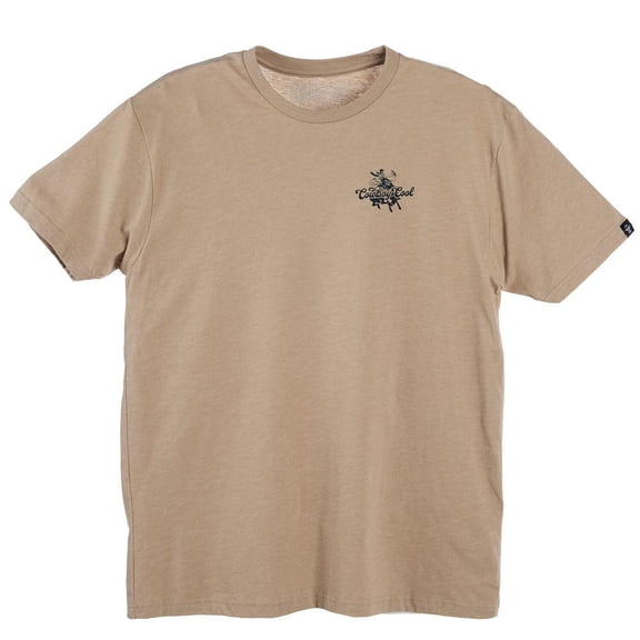 Cowboy Cool Mens Tan Mayhem Short Sleeve T-shirt