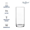 thumbnail image 3 of Luigi Bormioli Set of 4 Classico Tall Beverage Glasses, One Size, 3 of 8