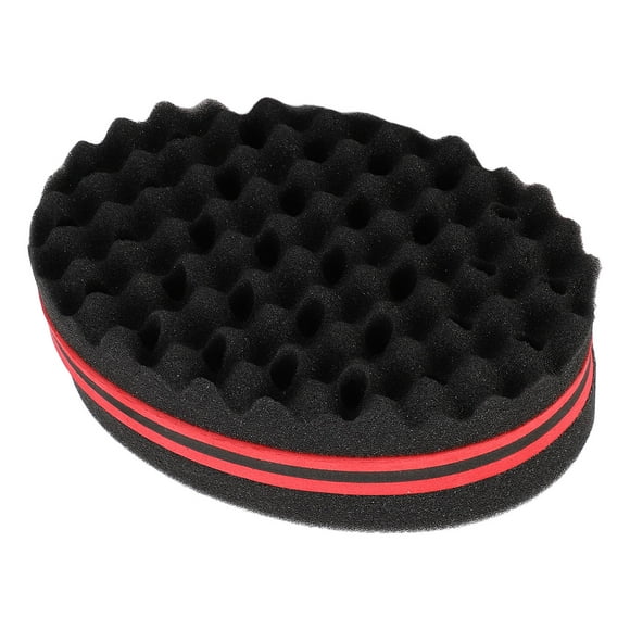 Metal Afro Hair Pick Comb, Cool Hairstyle Afro Twist Pick Comb and Sponge Set Steel for Barber Shop for Men