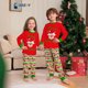 thumbnail image 3 of Nuevo traje de vacaciones de Navidad, gorro de Papá Noel, cabeza de ciervo, estampado, pantalones largos, madre e hijo, traje de calle frito de alta gama para padres e hijos, 3 of 5