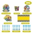 thumbnail image 4 of Decoración de cumpleaños de Spidey y sus increíbles amigos, suministros para fiestas, vasos de papel, platos, servilletas, vajilla, manteles, globos para niños, 4 of 5