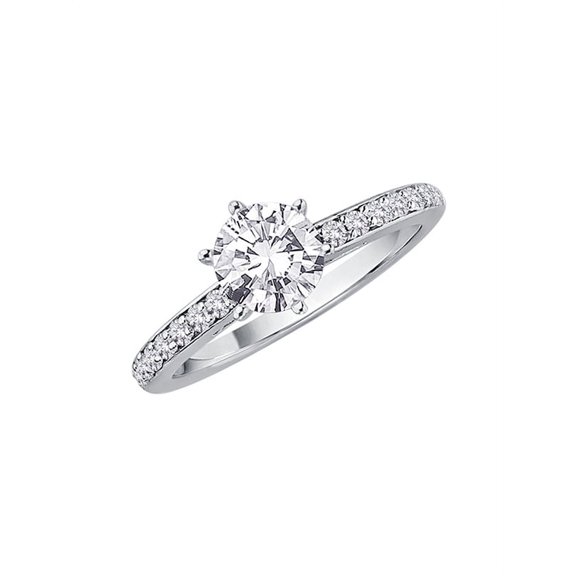 KATARINA Diamond Engagement Ring in Sterling Silver (1 1/4 cttw, G-H, I2-I3)