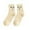 Beige, variant on PMVFHDE Women's Cartoon Funny Expression Pattern Breathable Cotton Mid Calf Socks Womens Socks