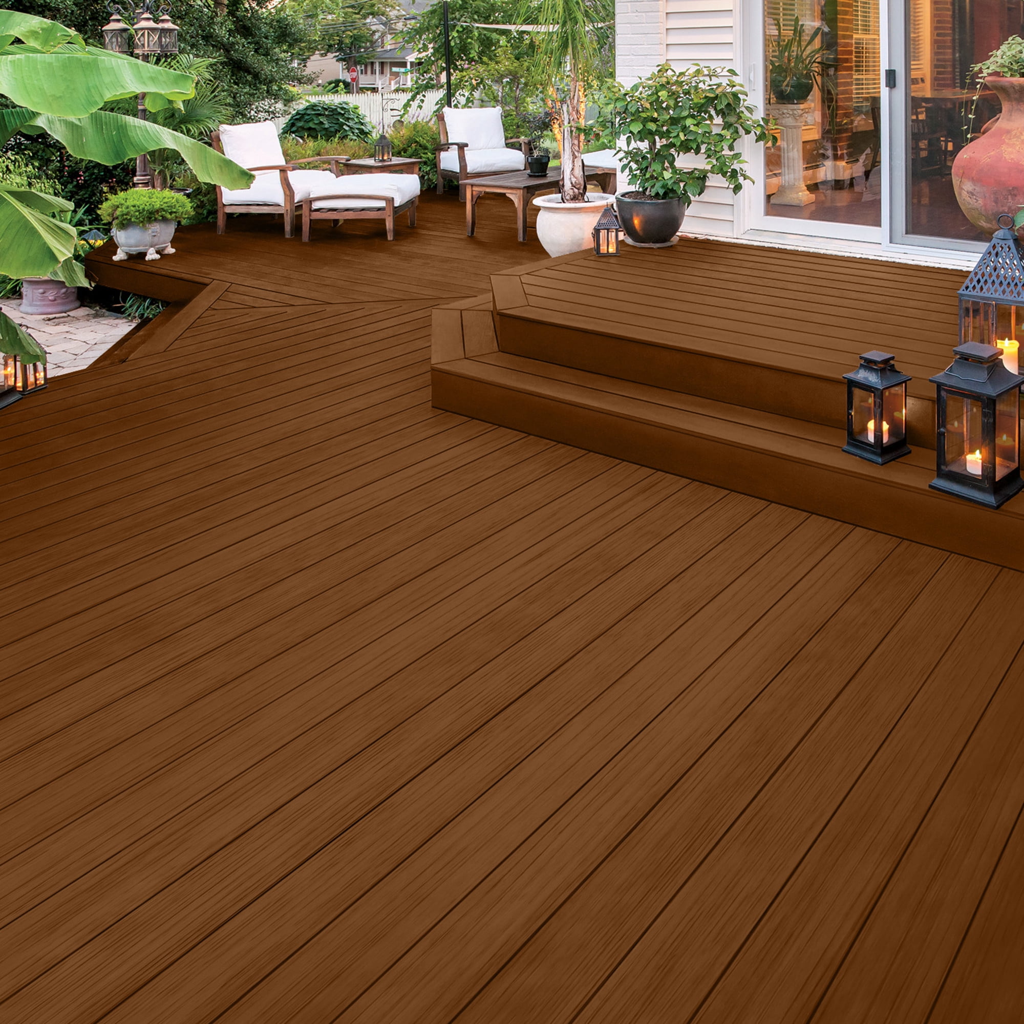 Olympic Elite 1 Gallon SC-1014 Cedar Solid Advanced Exterior Stain and Sealer in One