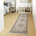 thumbnail image 4 of Hauteloom Luba Living Room, Bedroom Area Rug - Traditional - Navy, Rust, Olive - 2' x 2'11", 4 of 10