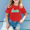 thumbnail image 2 of TZEWGL Tops For Infnat Short Sleeve Crew Neck Monthly Word Prints Clothing For Kids size 3-4T, 2 of 4