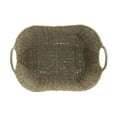 thumbnail image 6 of Household Essentials Natural Seagrass Basket with Handles, Natural Woven Wicker Storage Basket, Great for Decoration or Organization, 6 of 7