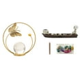thumbnail image 1 of Escultura De Calavera De Cristal Con Forma De Barco, Figura De Metal, Adorno De Escritorio, Soporte Para Quemador De Incienso, Soporte Para Pasillo, Chimenea, Dormitorio, Sala De Estar,, 1 of 8