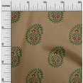 thumbnail image 2 of oneOone Rayon Brown Fabric Block Dress Material Fabric Print Fabric By The Yard 56 Inch Wide-M0, 2 of 5