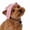 Pink, variant on Cute UV-Protective Sun Hat for Dogs and Cats - Breathable Mesh with Bowknot for Outdoor Fun