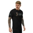 thumbnail image 4 of JOHN Fitted Sleeve T-shirt (Black, XS), 4 of 4
