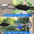 thumbnail image 3 of Stainless Steel Heavy Duty Shade Sail Fixing Kit for Triangle and Square Canopies - M6 Accessory Kit, 3 of 5